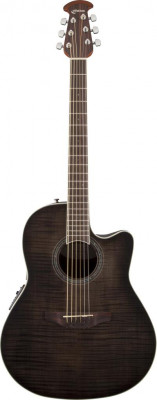 Ovation CS24P-TBBY Celebrity Standard Plus Mid Cutaway Trans Black Flame Maple электроакустическая гитара