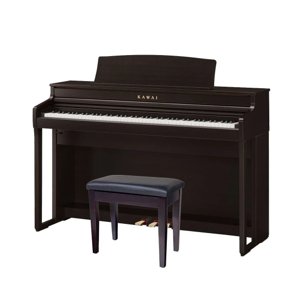Цифровое пианино с банкеткой Kawai CA401 R, 88 клавиш, механика GFC, 192 полифония, 19 тембров