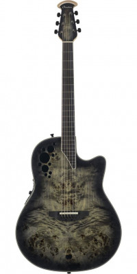 OVATION C2078AXP2-PB Exotic Elite Deep Bowl Cutaway Poplar Burl электроакустическая гитара