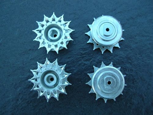 Ведущие звёздочки 2 штуки (металл) для танка М26