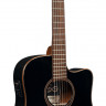 LAG T118 DCE-BLK электроакустическая гитара
