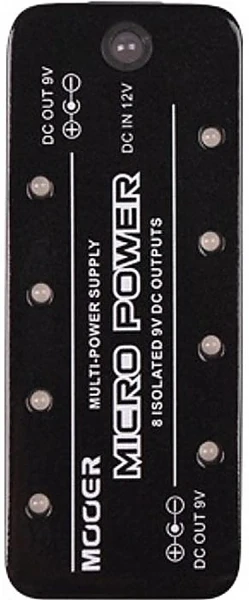 Мини-педаль разветвитель питания на 8 эффектов (9В) Mooer Micro Power