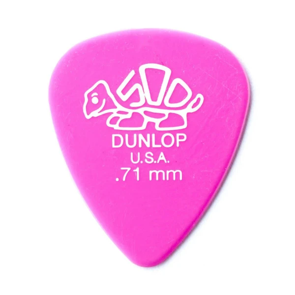 Медиаторы Dunlop 41P071 Delrin 500, толщина 0.71 мм, 12 шт.