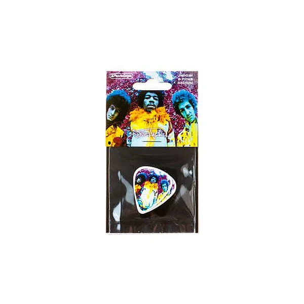 Медиаторы средние, 6 шт. Dunlop JHP01M Jimi Hendrix Are You Experienced? 6Pack