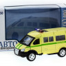 Машина "АВТОПАНОРАМА" инерц. "ГАЗель"(инкасация) 1/50, в/к 14,5*8*5,5 см