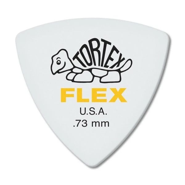 Медиаторы Dunlop 456P073 Tortex Flex Triangle, толщина 0.73 мм, 6 шт.