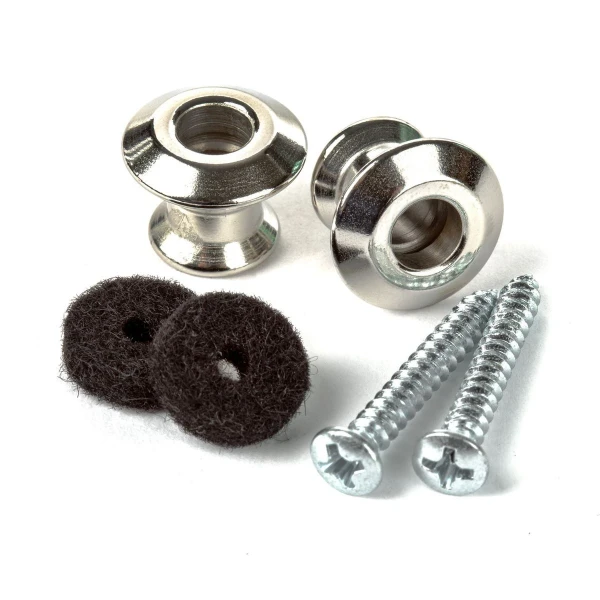Комплект креплений для ремня Dunlop 2PSLS031N Straplok Dual Design Strap Button Set, никель