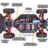 Радиоуправляемая шоссейка Remo Hobby Rally Master Brushless (красная) 4WD 2.4G 1/8 RTR