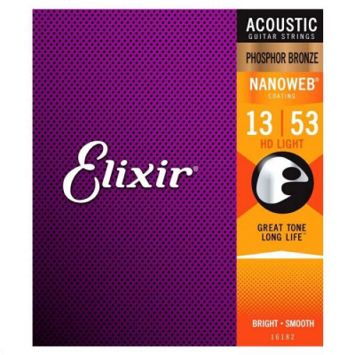 ELIXIR 16182 (13-53) струны для акустической гитары