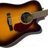 FENDER CD-140SCE DREAD SB W/CASE электроакустическая гитара с кейсом