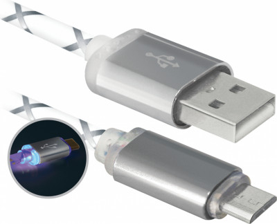Цифровой кабель DEFENDER USB08-03LT / серый