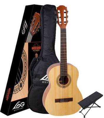 LAG OC44-PACKEX 4/4 классическая гитара набор