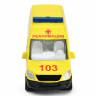 Микроавтобус Siku 0808RUS Реанимация, 8 см, желтый
