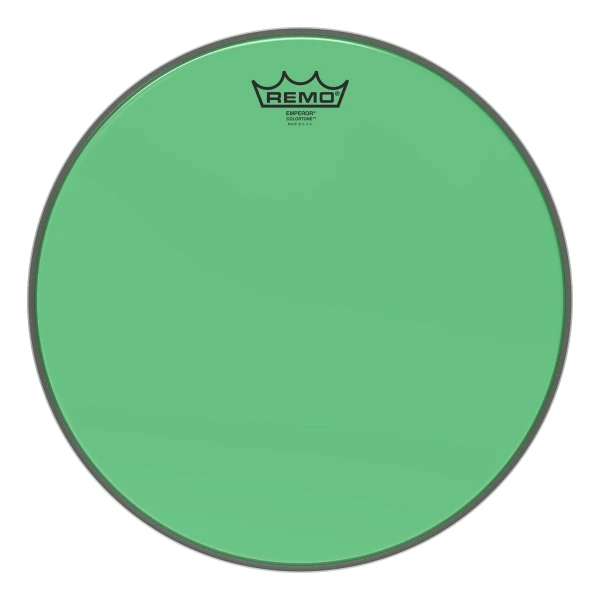 REMO BE-0314-CT-GN Emperor® Colortone™Green Drumhead, 14' цветной двухслойный прозрачный пластик, зеленый