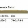 Нижний Порожек ALICE A026G для акустической гитары