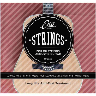Комплект струн для акустической гитары EKO 16100411