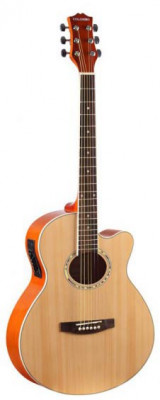 Гитара электроакустическая с эквалайзером COLOMBO LF-401 CEQ N натурального цвета