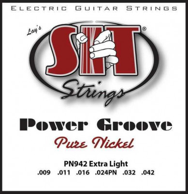 SIT PN942 POWER GROOVE Extra Light струны для электрогитары (9-11-16-24-32-42) экстра легкого натяжения