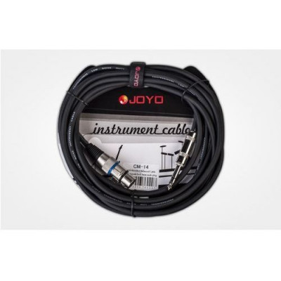 JOYO CM-14 инструментальный кабель, 4,5 м, TS стерео 6,3 мм XLR(мама)