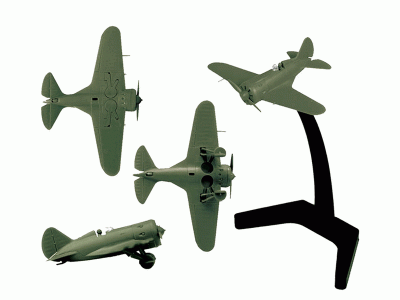 Сборная модель ZVEZDA Советский истребитель И-16, 1/144