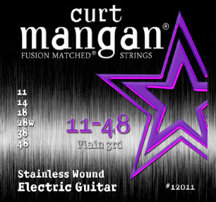 CURT MANGAN 11-48 Stainless Set струны для электрогитары