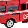 Машина "АВТОПАНОРАМА" инерц. "ГАЗель"(пожарная) 1/50, в/к 14,5*8*5,5 см