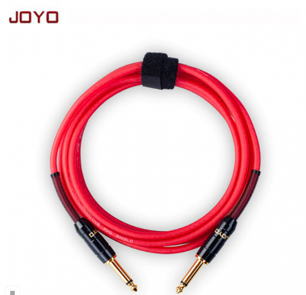 JOYO CM-18 red (красный)инструментальный кабель 3 м, TS-TS 6,3 мм