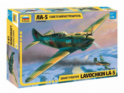 Сборная модель ZVEZDA Советский истребитель Ла-5, 1/48