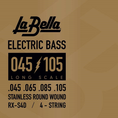 LA BELLA RX-S4D струны для бас-гитары (045-065-085-105)