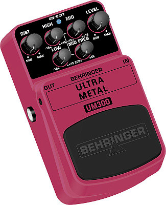 BEHRINGER UM300 - Педаль эффектов "ультра метал"-дисторшн для гитар.
