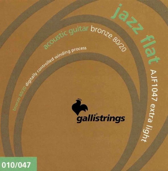 Комплект струн для акустической гитары 10-47 GALLI STRINGS AJF1047