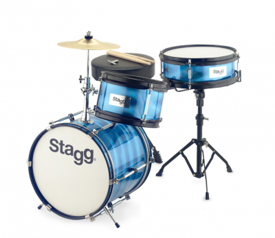 STAGG TIM JR 3/12 BL детская ударная барабаннная установка акустическая синяя