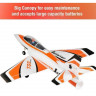 Радиоуправляемый самолет Top RC Jet Star Pro оранжевый 800мм импеллер 64мм 2.4G 4-ch LiPo RTF