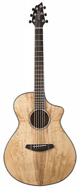 Электроакустическая гитара с кейсом, цвет натуральный Breedlove Oregon Concert CE