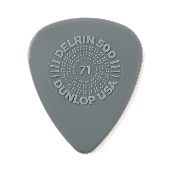 Медиаторы Dunlop 450P071 Delrin 500 Primegrip, толщина 0.71 мм, 12 шт.