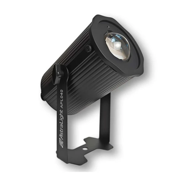 Лучевой прожектор LED 40W RGBW с Zoom 4~60° для подсветки зеркального шара от 50 см AstraLight APL040