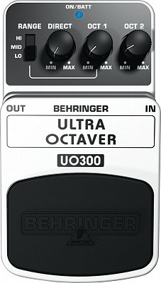 BEHRINGER UO300 ULTRA OCTAVER- Педаль эффектов октавер 3-режимный для гитар и бас-гитар