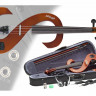 STAGG EVN 4/4 VBR электроскрипка полный комплект + чехол