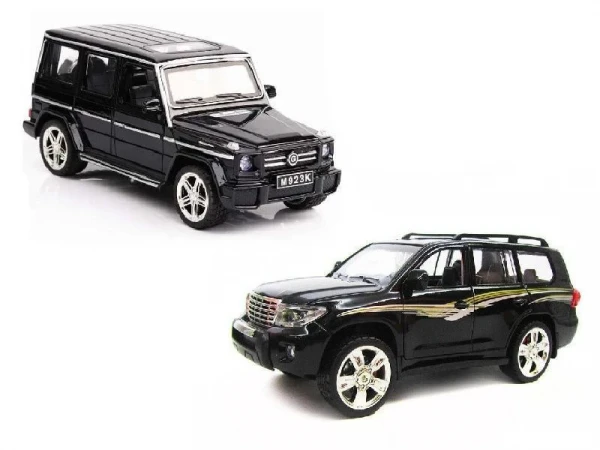 Машина XLG TOYOTA PRADO/MERCEDES G55 M923J/M923K 1/24, свет, звук, инерция (1/4шт.) б/к