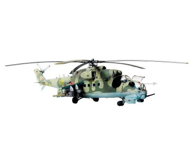Сборная модель ZVEZDA Советский ударный вертолет Ми-24В/ВП "Крокодил", подарочный набор, 1/72