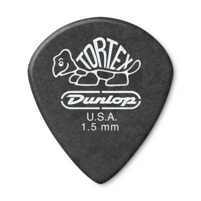 Медиаторы Dunlop 482R150 Tortex Pitch Black Jazz III, толщина 1.5 мм, 72 шт.