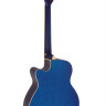 Акустическая гитара Elitaro E4011C синего цвета
