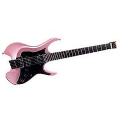 Электрогитара со встроенным процессором Mooer GTRS W800 Pearl Pink, HH, headless, цвет Pearl Pink