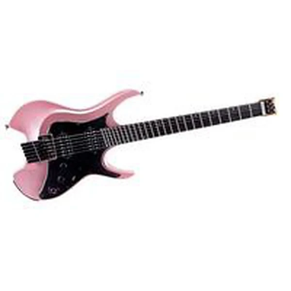 Электрогитара со встроенным процессором Mooer GTRS W800 Pearl Pink, HH, headless, цвет Pearl Pink
