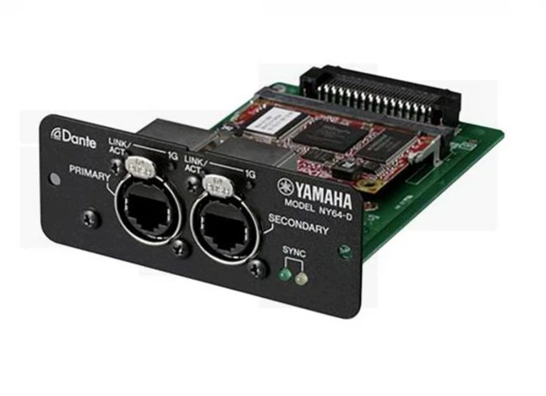 Карта расширения для подключения Tio1608 к пультам TF серии Yamaha NY64D