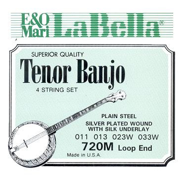 LA BELLA 720M-LE струны для 4-струнного тенор-банджо