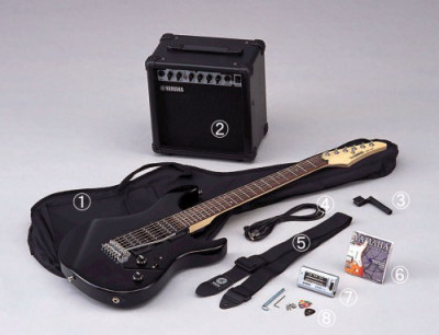 Yamaha ERG121GPII Black электрогитара набор