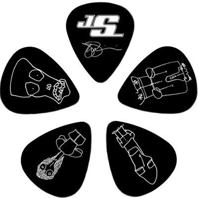 Медиаторы Planet Waves 1CBK4-10JS Joe Satriani, 10 шт. в упаковке, 0,70 мм