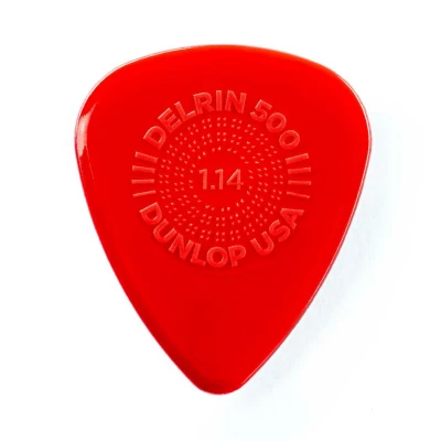 Медиаторы Dunlop 450P114 Delrin 500 Primegrip 12Pack, толщина 1.14 мм, 12 шт.