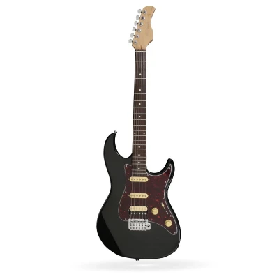 Электрогитара Sire S3 BK, форма Stratocaster, HSS, цвет черный